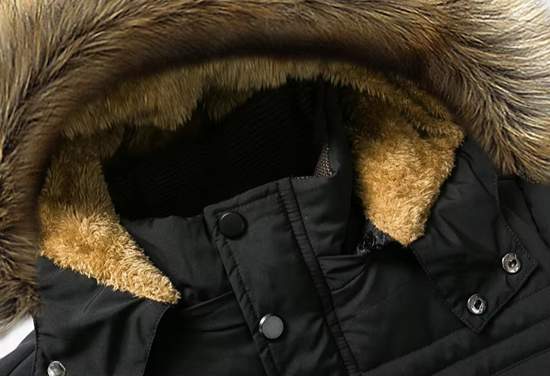 Winterparka für Herren mit Kapuze und Fleece-Futter – Urbaner Stil, warm und wasserdicht