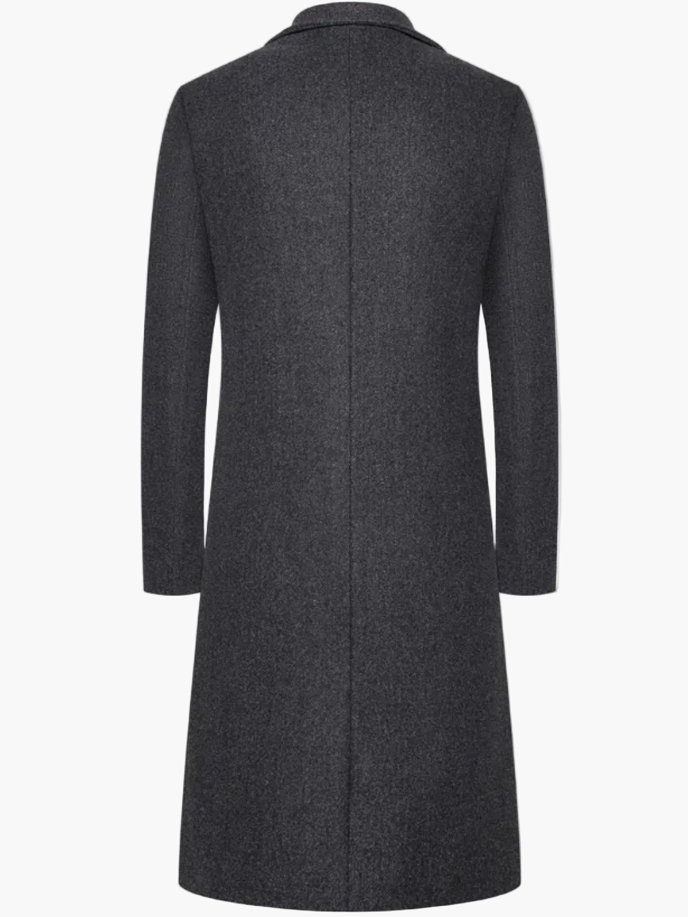 Manteau Long Style Classique Homme Élégant pour Automne et Printemps