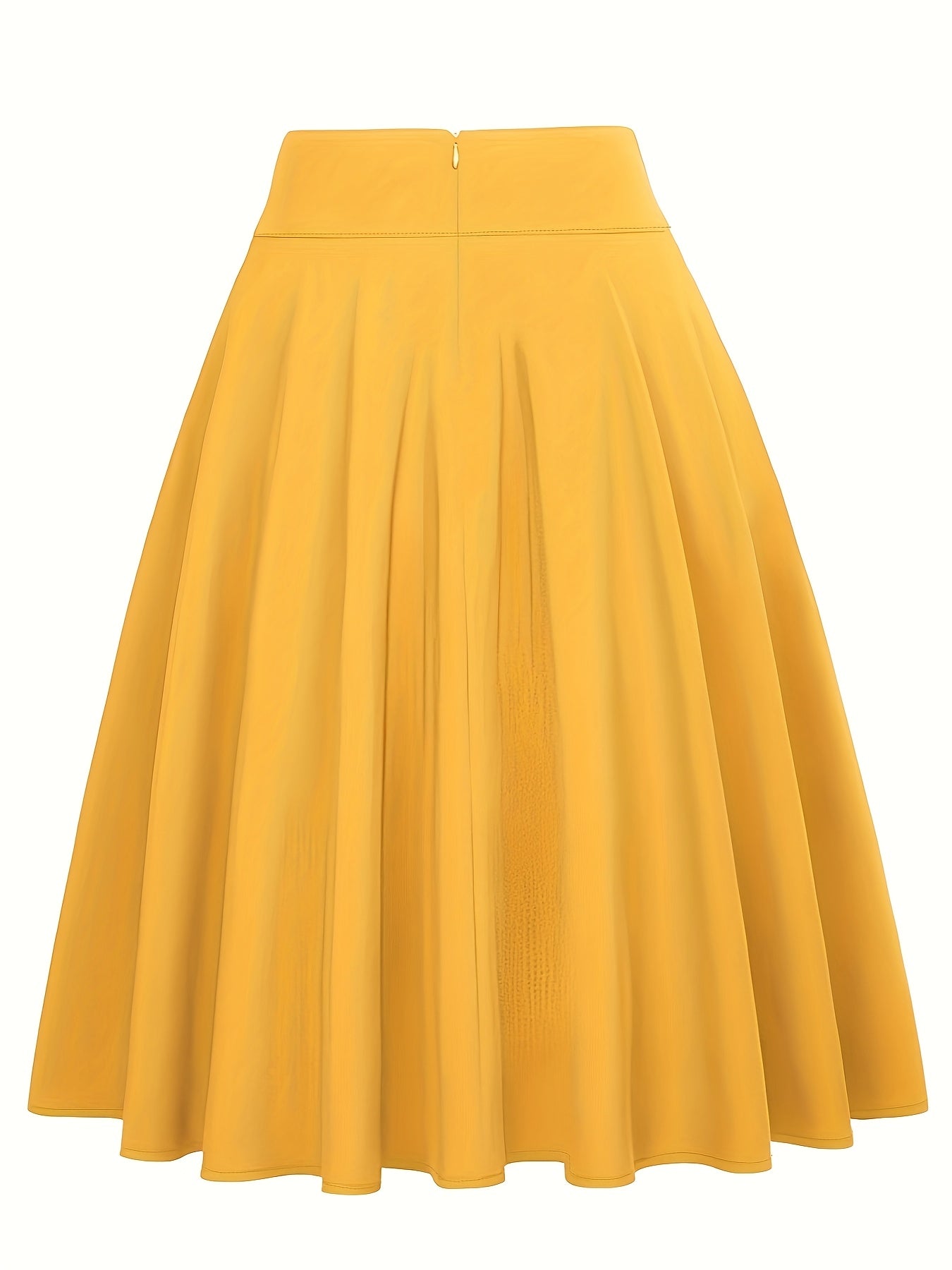 Falda skater para mujer elegante de talle alto con cinturón anudado – Estilo sofisticado para todas las ocasiones