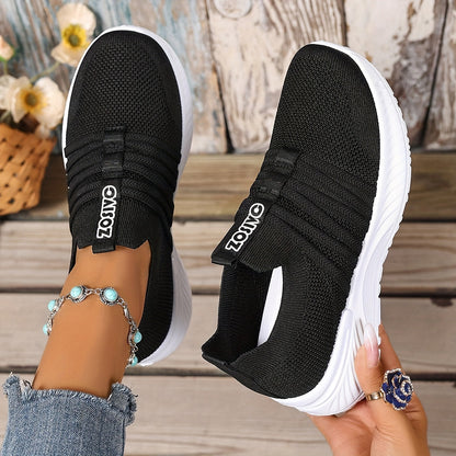 Zapatillas Slip-On Casual para Mujer Estilo Deportivo Urbano