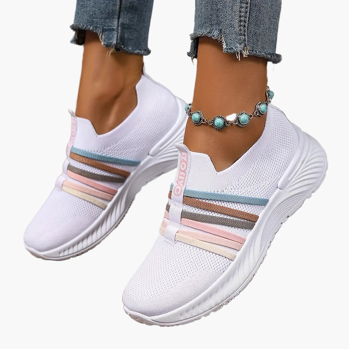 Zapatillas Slip-On Casual para Mujer Estilo Deportivo Urbano