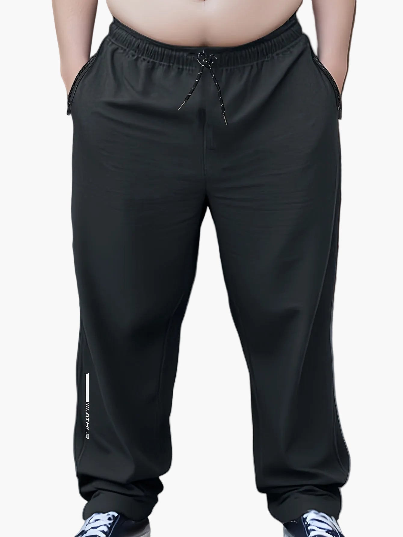 Lässige Jogginghose für Herren in großen Größen, sportlicher Stil  