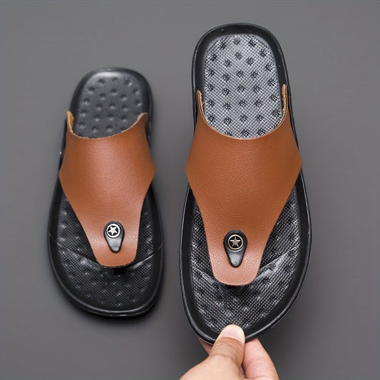 Avslappnade herrsandaler i strandstil – sommarens komfort och elegans