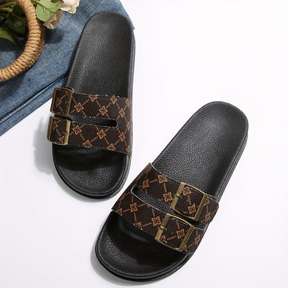 Sandales à double bride pour femme style urbain confort quotidien