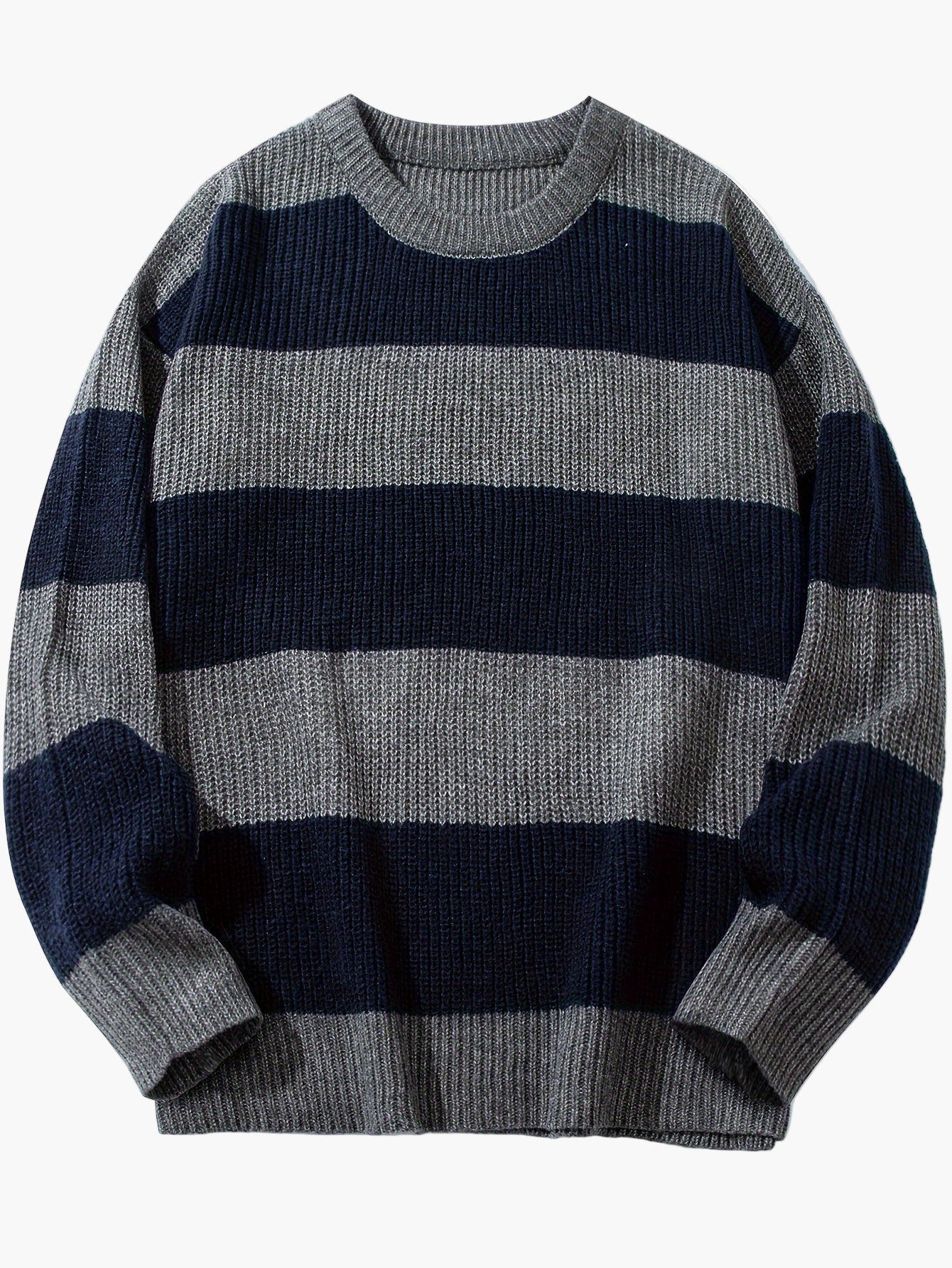 Maglione casual a righe da uomo stile autunno inverno