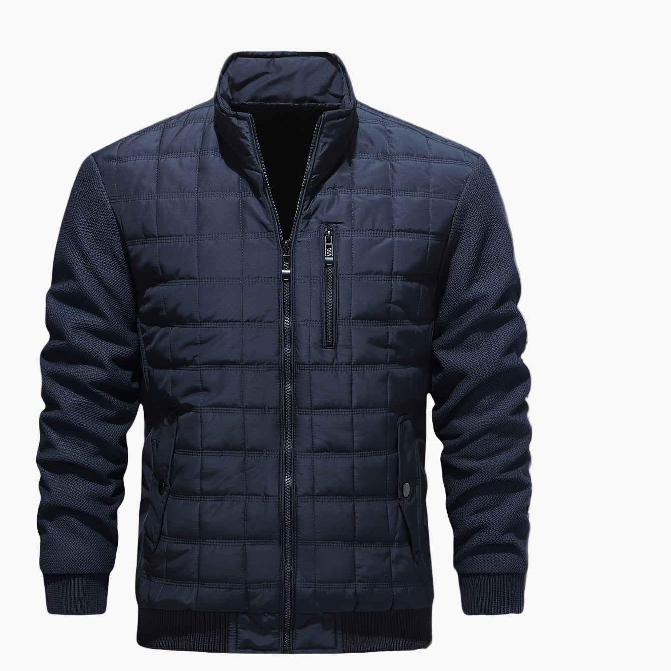 Giubbotto trapuntato stile casual da uomo - Ideale per la mezza stagione o le uscite in città