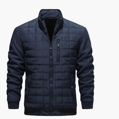 Giubbotto trapuntato stile casual da uomo - Ideale per la mezza stagione o le uscite in città