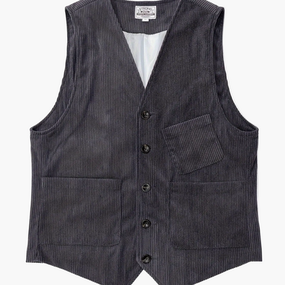 Gilet Homme Élégant Style Vintage Décontracté pour Travail et Loisirs