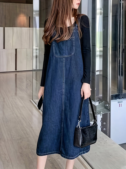 Casual overall dress for women, modern style for daily wear