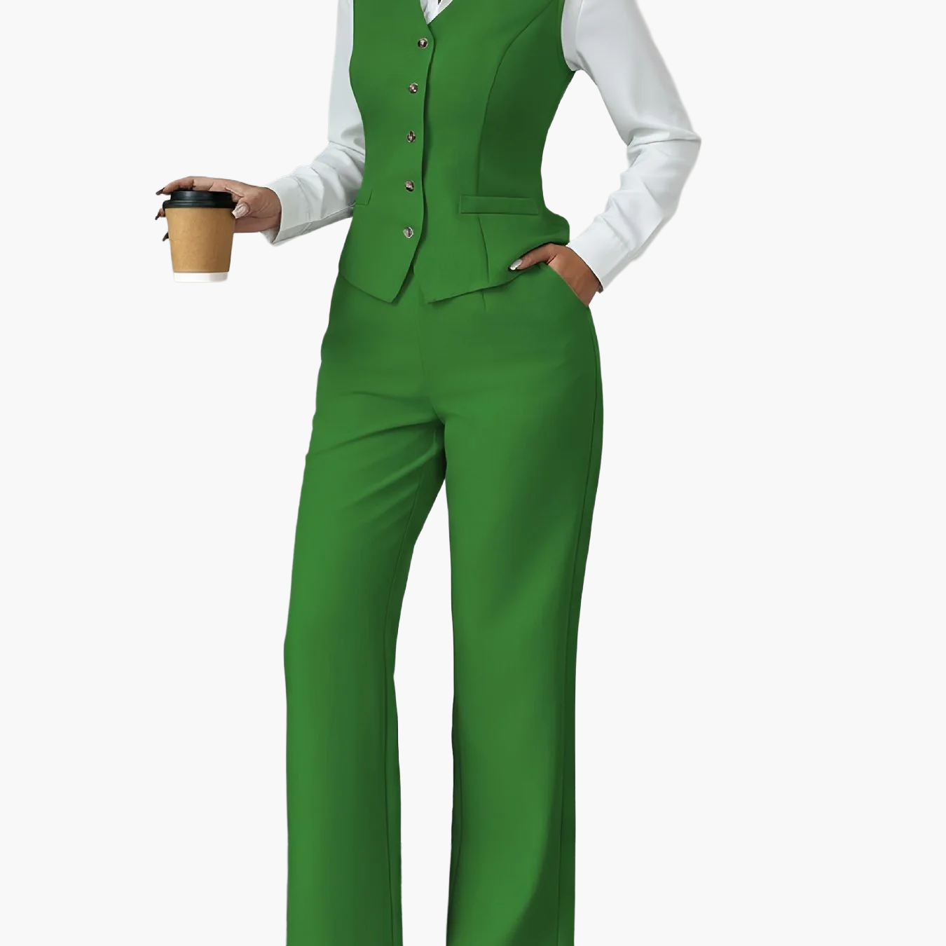 Tailleur Pantalon Femme Élégant Style Professionnel pour Bureau et Réunions