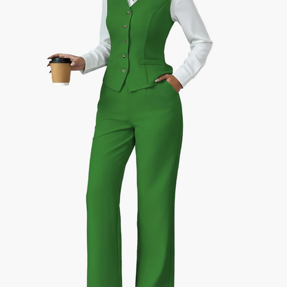 Tailleur Pantalon Femme Élégant Style Professionnel pour Bureau et Réunions