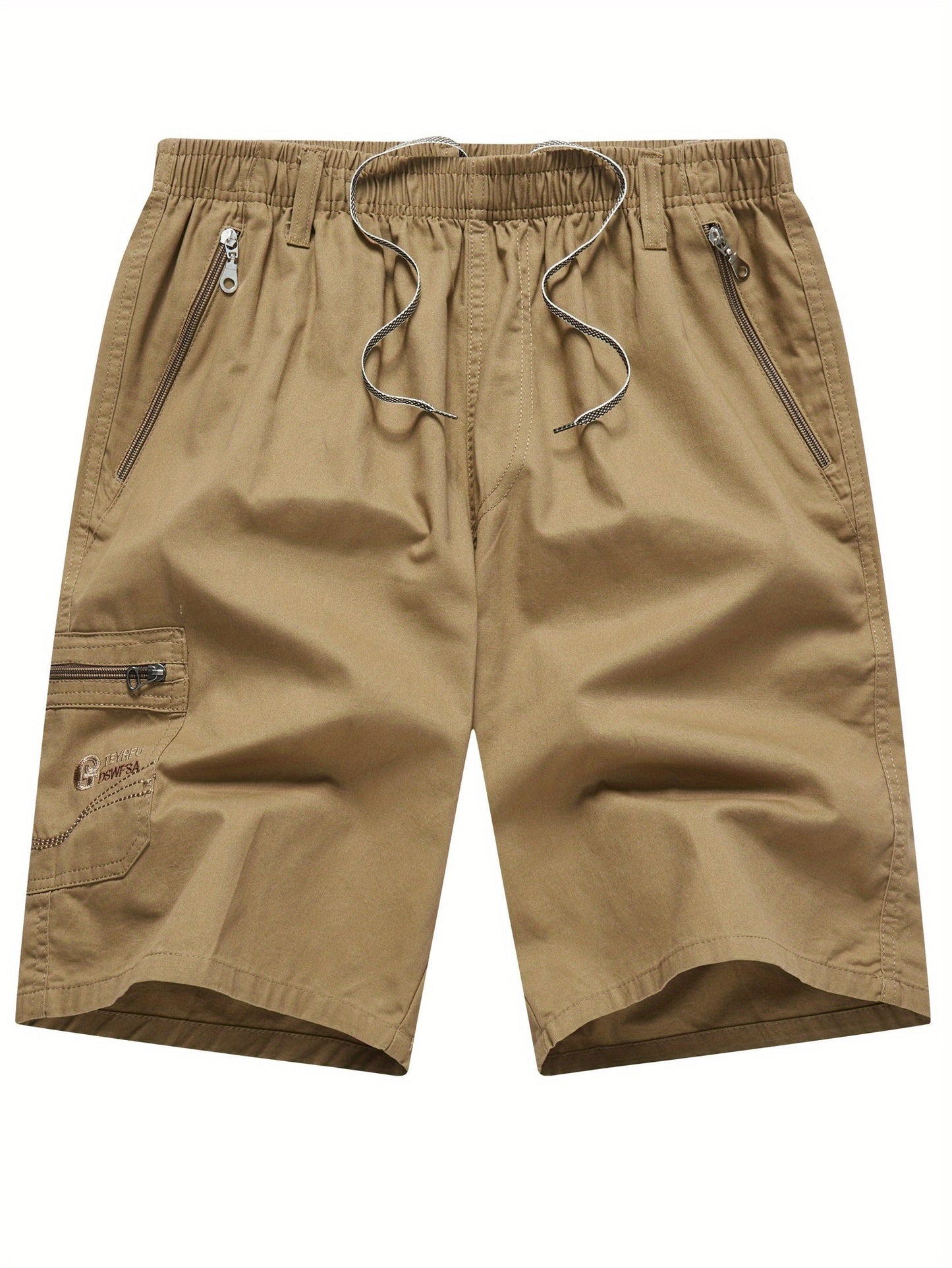 Legere Herren-Cargoshorts mit Reißverschlusstaschen – vielseitiger urbaner Stil