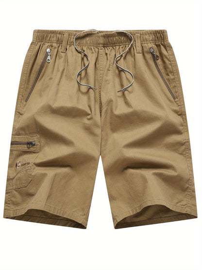 Legere Herren-Cargoshorts mit Reißverschlusstaschen – vielseitiger urbaner Stil