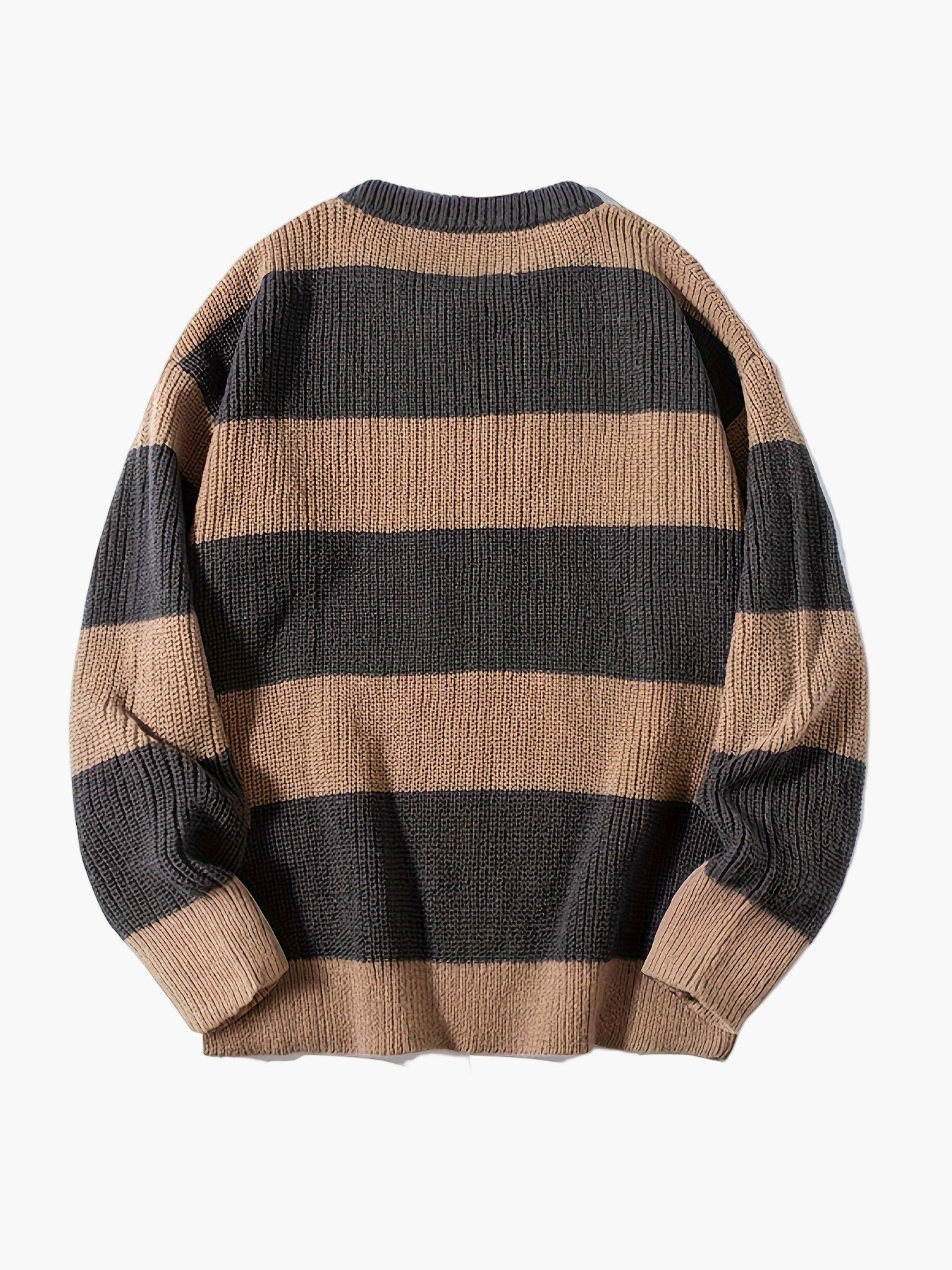 Maglione casual a righe da uomo stile autunno inverno