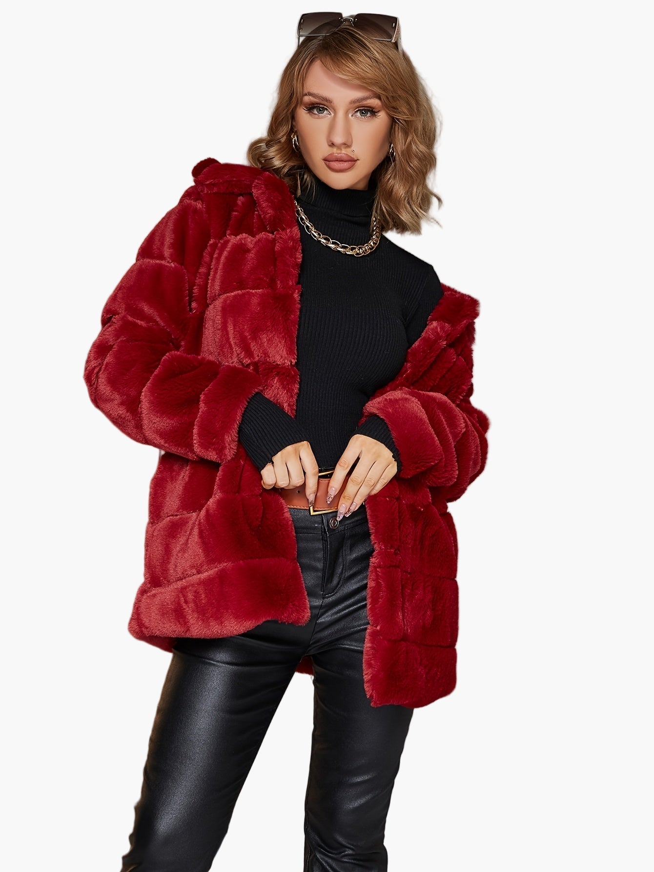 Manteau femme élégant style urbain pour l’automne et l’hiver