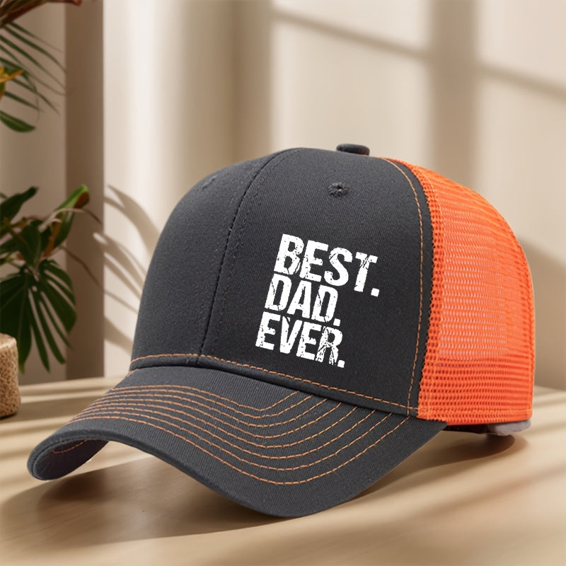 Casquette style trucker pour homme - Meilleur Papa - Accessoire décontracté fête des pères