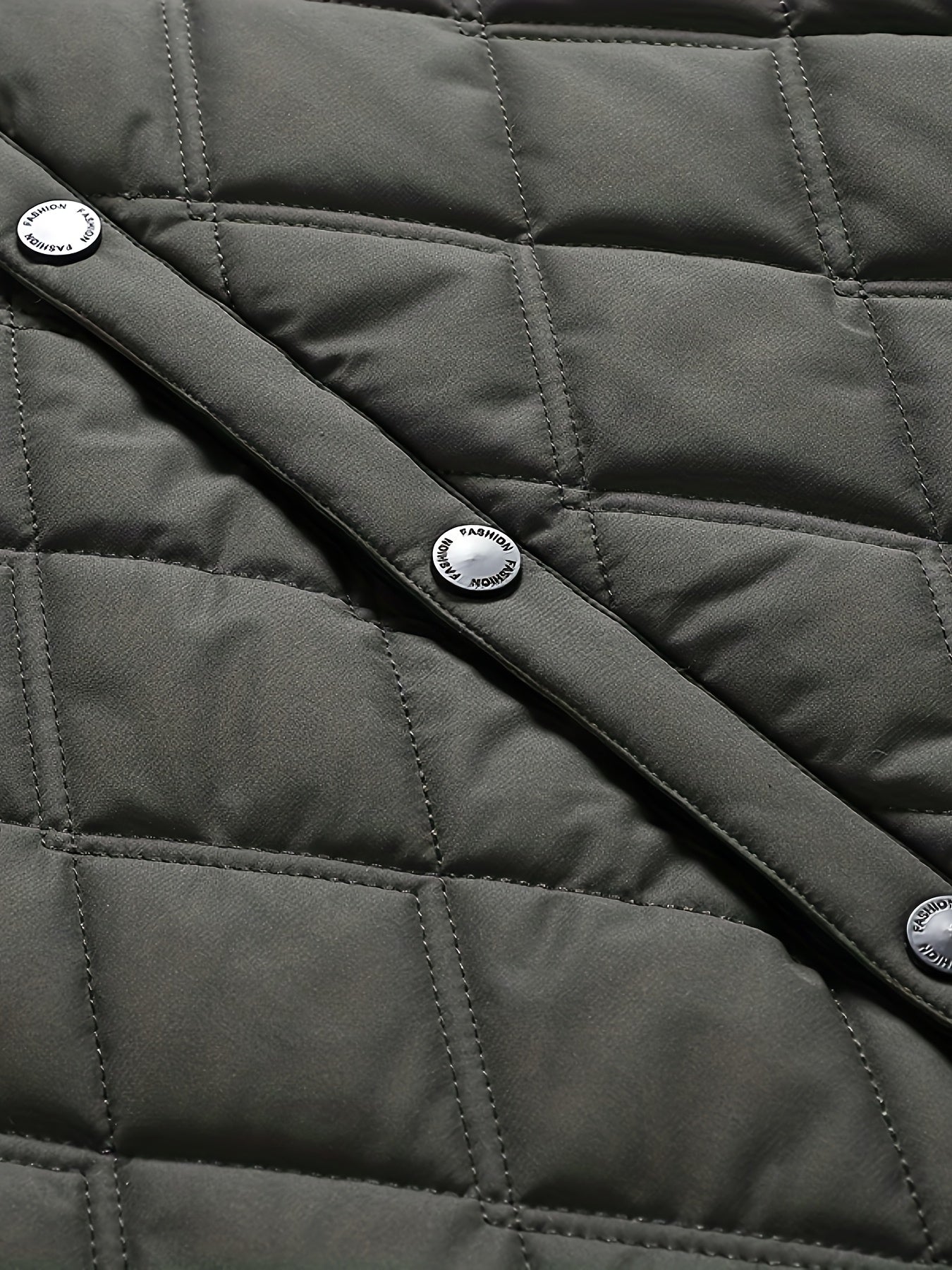 Herre quiltet jakke i urban stil med avslappet eleganse