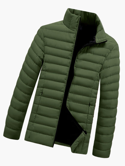 Men's quilted jacket casual style for winter and mid-season