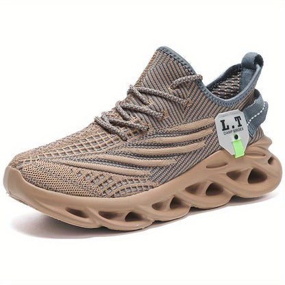 Herresportssko urban stil med futuristisk sål og bred komfort