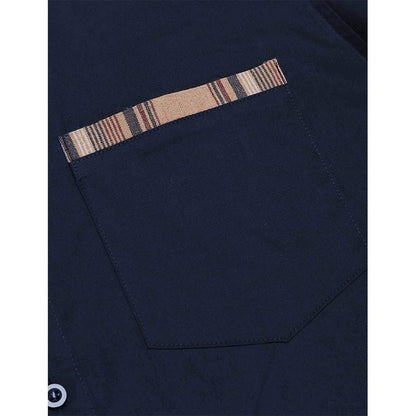Camisa elegante para hombre estilo casual chic con cuello de solapa – Ideal para oficina y salidas