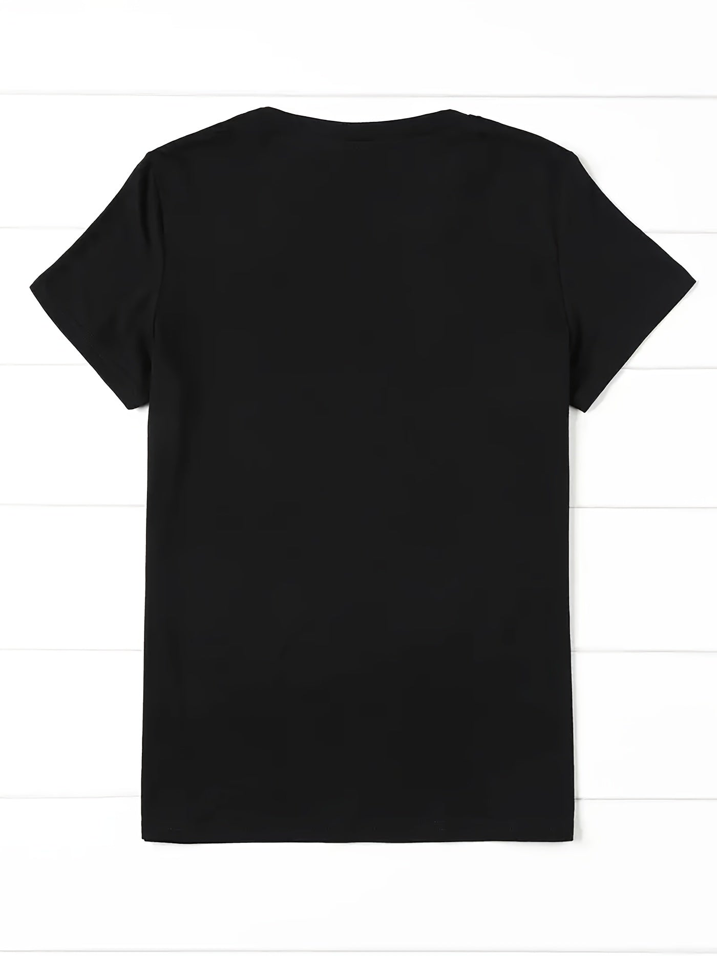 T-shirt Femme Style Décontracté Imprimé Cœur Volant pour Look Estival et Moderne