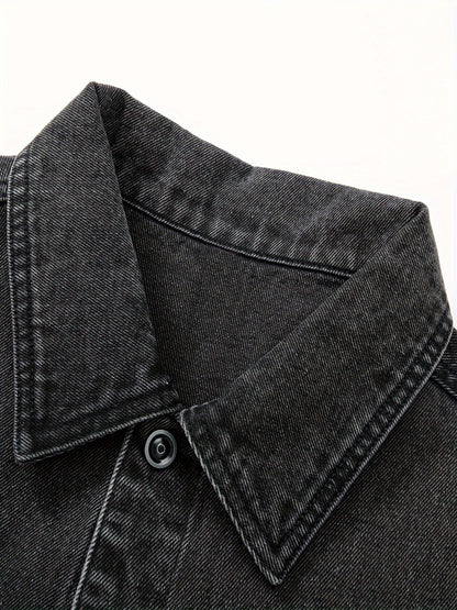Gilet sans manches style jean décontracté pour homme – Idéal pour un look urbain tendance