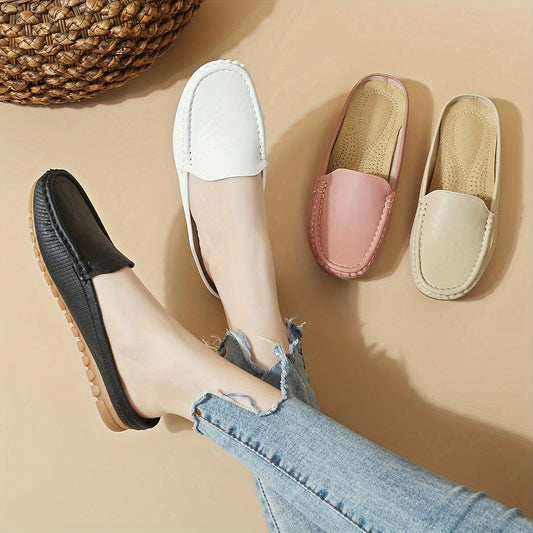 Mocassins décontractés femme style preppy pour tous les jours