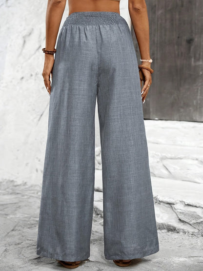 Pantalón ancho para mujer estilo casual elegante para salidas y ocio