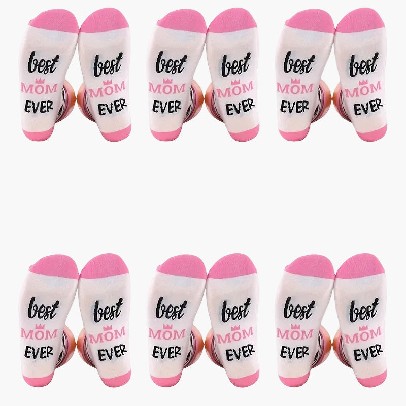 Women's novelty socks - Best Mom in the World - Original Mother's Day gift