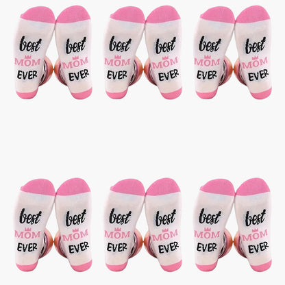 Women's novelty socks - Best Mom in the World - Original Mother's Day gift