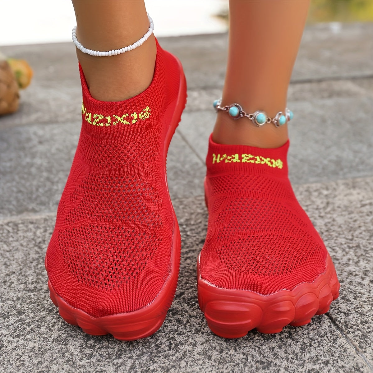 Moderne Slip-On-Sportschuhe für Damen, bequemer Alltagsschuh