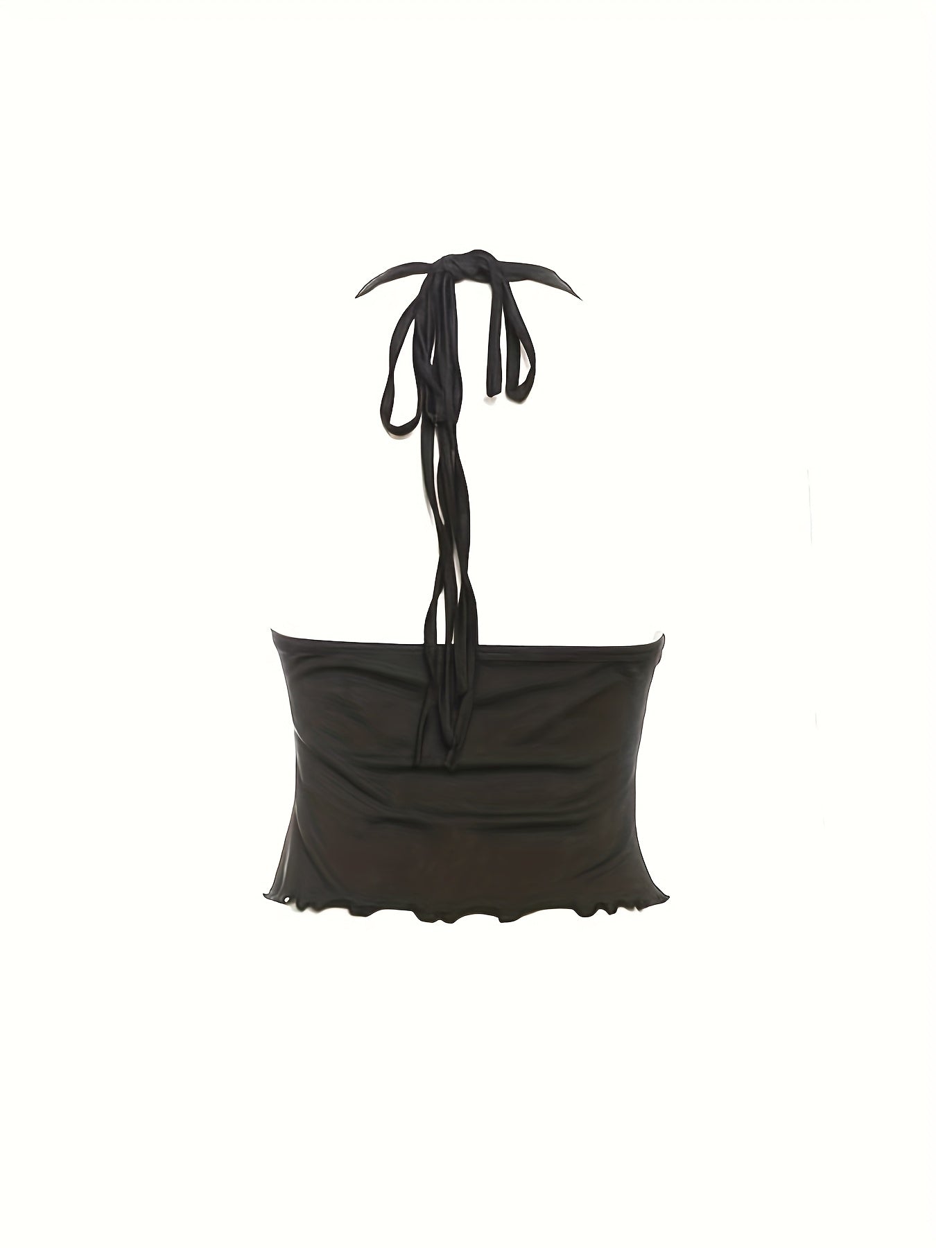 Top donna stile serata scollatura profonda con anello centrale - Glamour moderno