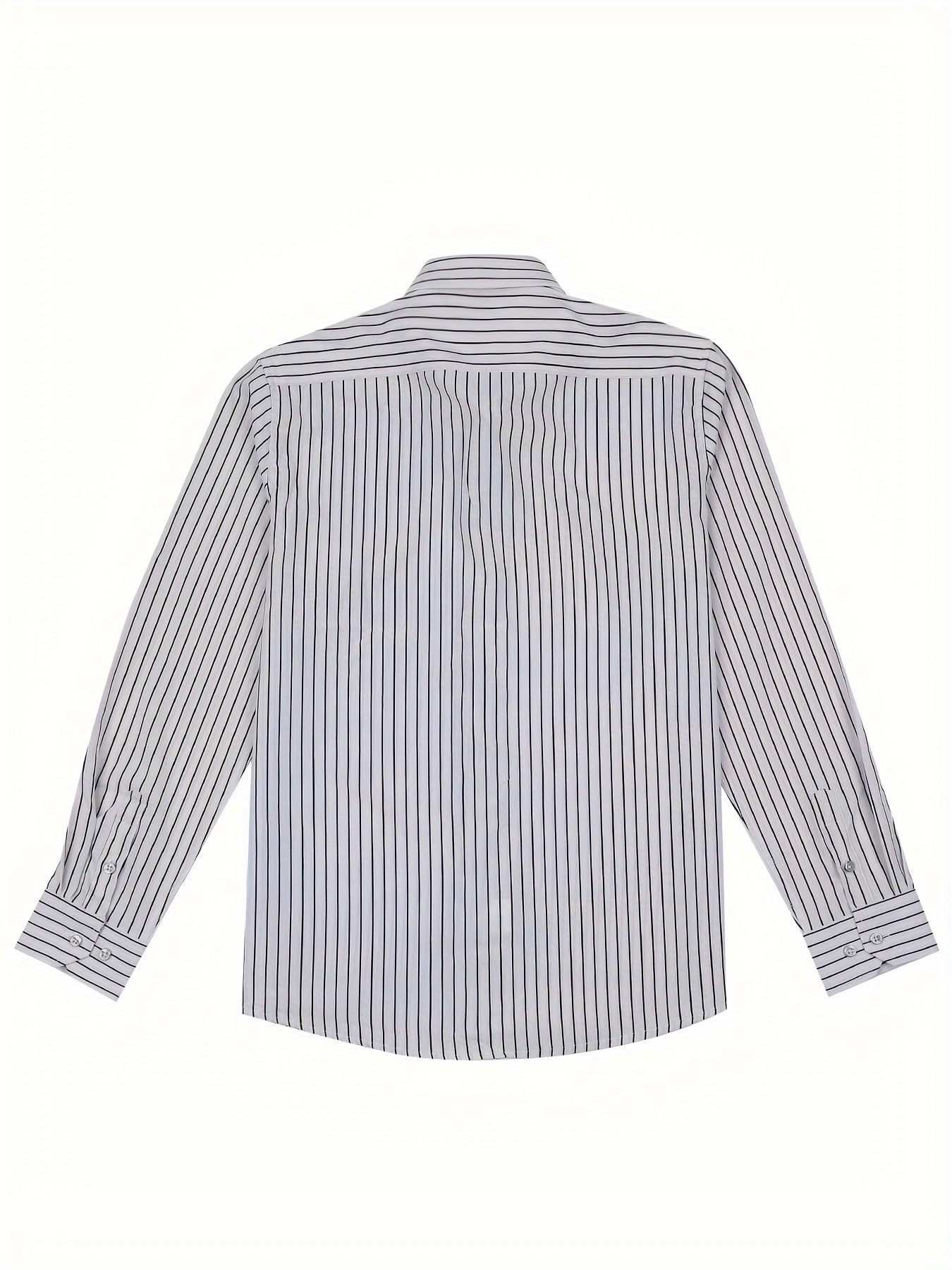 Chemise à rayures style décontracté pour homme – Idéale pour sorties et occasions décontractées