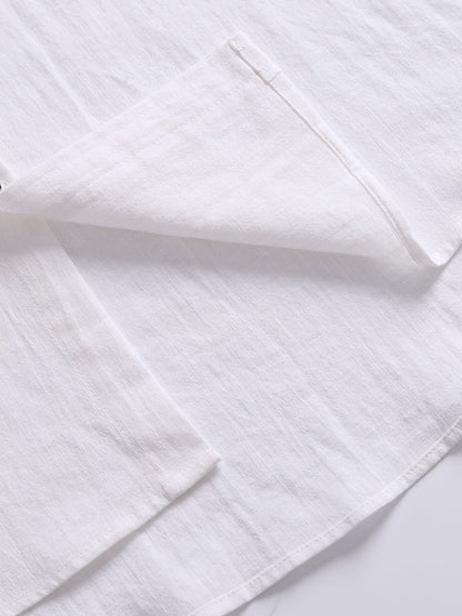 Chemise décontractée à manches longues pour homme style week-end élégant