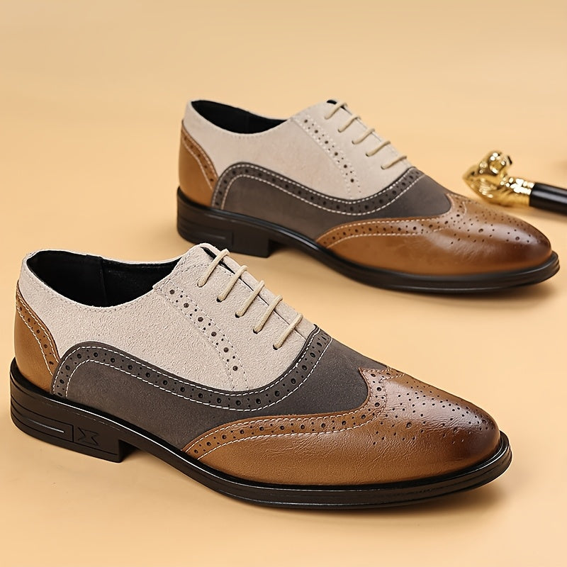 Chaussures habillées homme style brogue élégantes pour affaires et occasions formelles