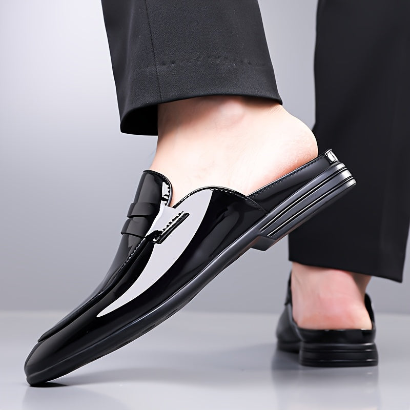 Open heren mocassins in moderne formele stijl voor kantoor en elegante evenementen