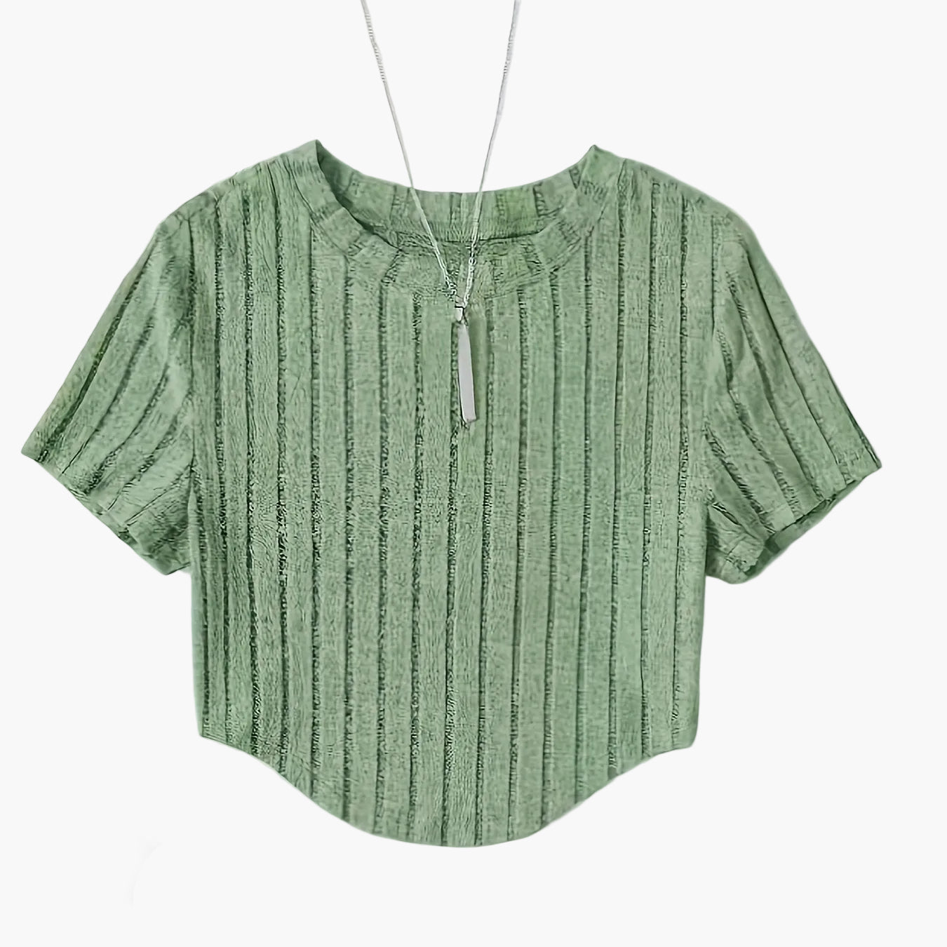 T-shirt Femme Style Décontracté à Manches Courtes Col Rond – Idéal pour l'Été et les Loisirs