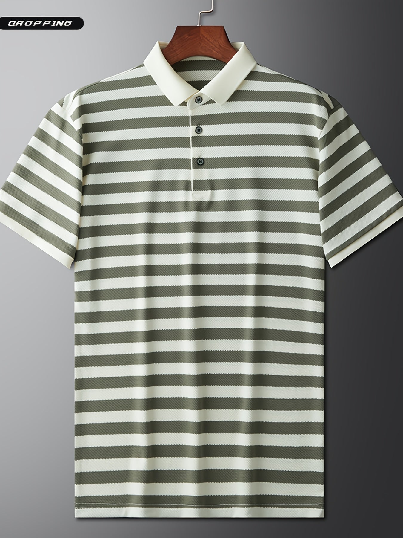 Polo à Manches Courtes Rayé Style Marin pour Homme - Élégance Décontractée Classique