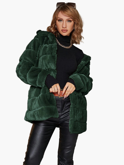 Manteau femme élégant style urbain pour l’automne et l’hiver