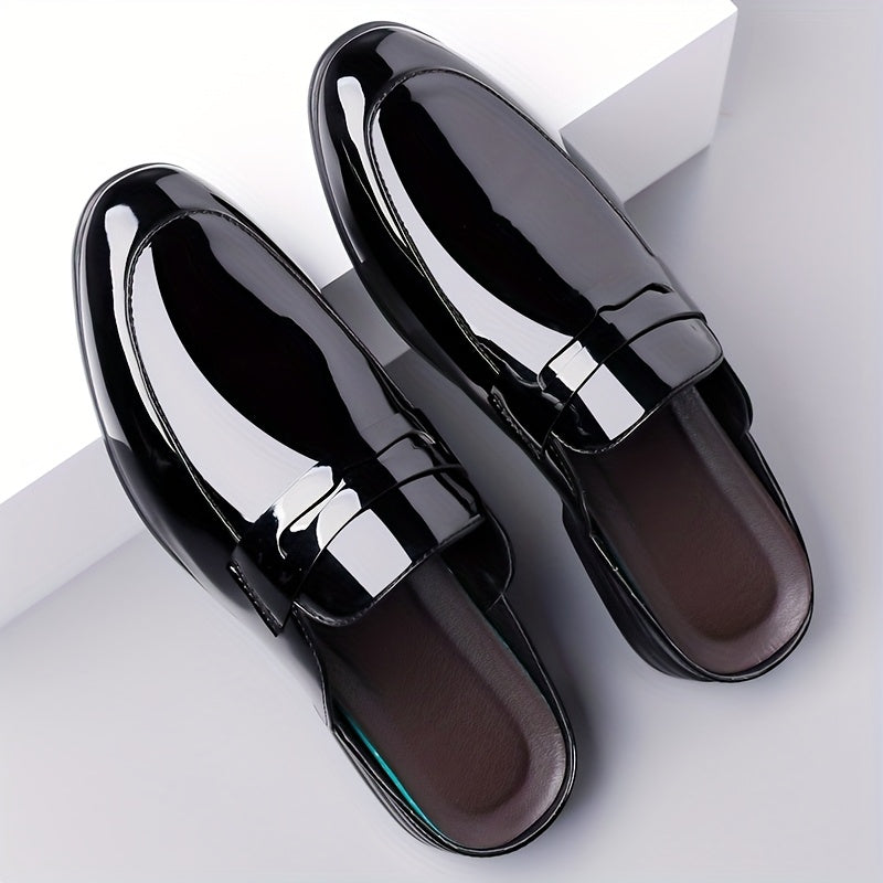 Open heren mocassins in moderne formele stijl voor kantoor en elegante evenementen