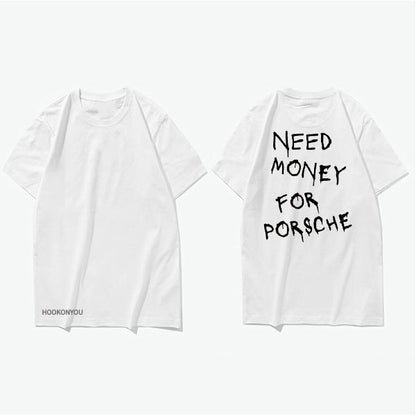 T-shirt homme imprimé message humoristique streetwear – Style urbain décontracté