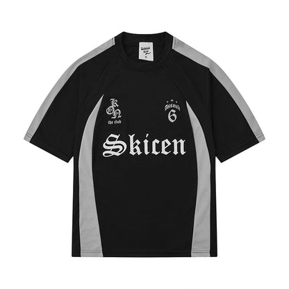 T-shirt hip hop homme style streetwear imprimé lettrage Skicen