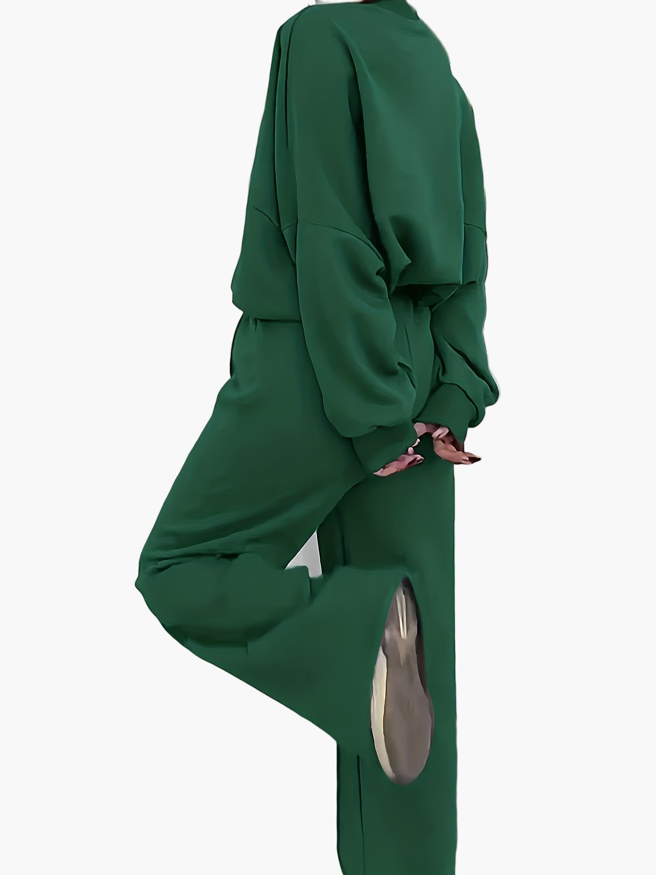 Completo casual donna due pezzi con chiusura lampo per tempo libero e relax