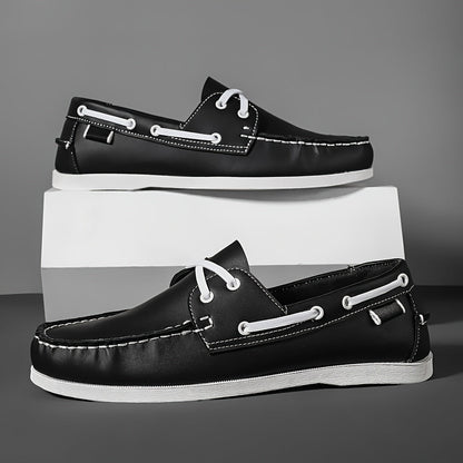 Mocassins bateau homme style décontracté urbain pour loisirs et sorties