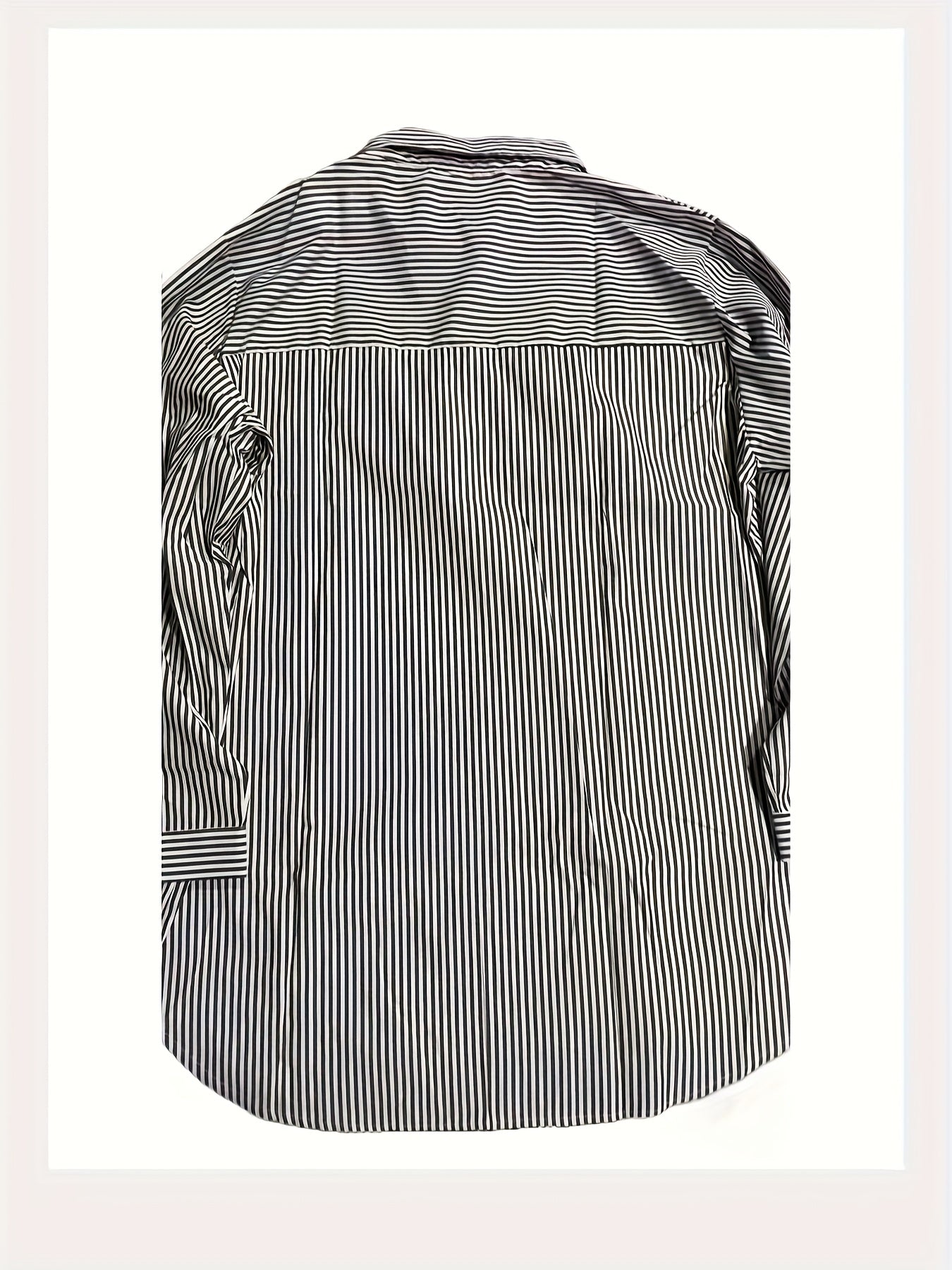 Loose striped shirt for women – Casual style for office or leisure