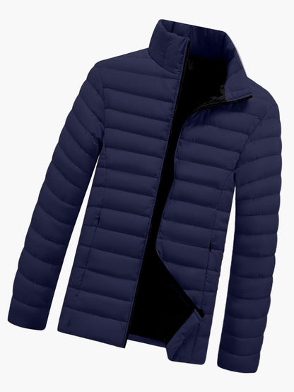 Men's quilted jacket casual style for winter and mid-season