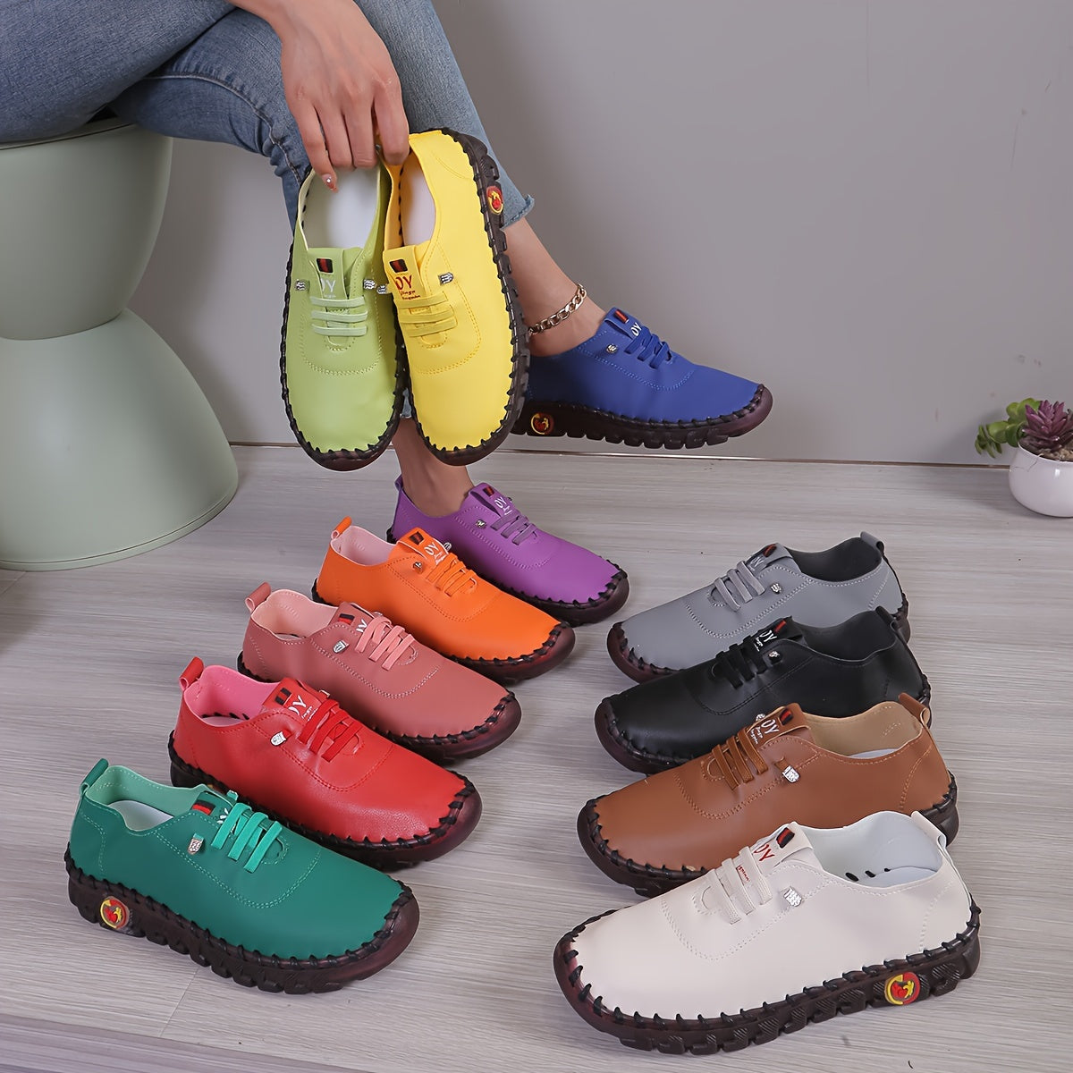 Greta - Chaussures en Confortables à Bout Rond