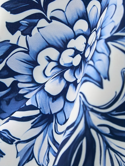 Casual herenset met bloemenprint in vakantiesfeer voor de zomer