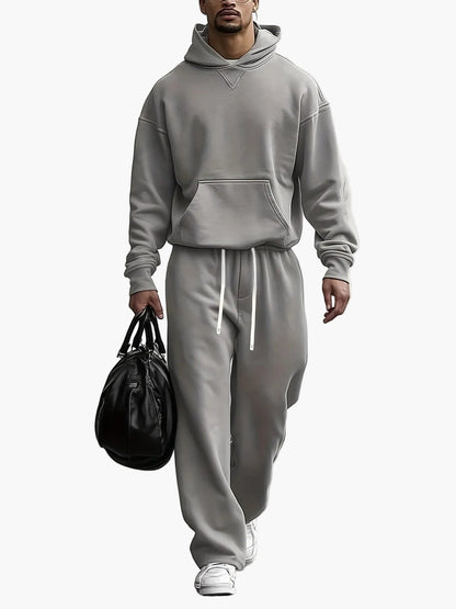 Survêtement Décontracté Homme Ensemble Sweat à Capuche et Pantalon Idéal Quotidien et Voyage