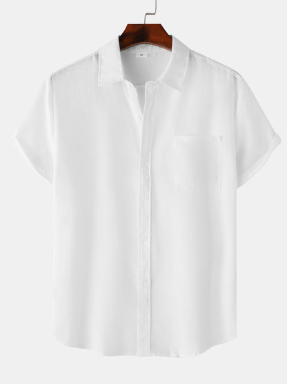 Chemise manches courtes décontractée homme style estival